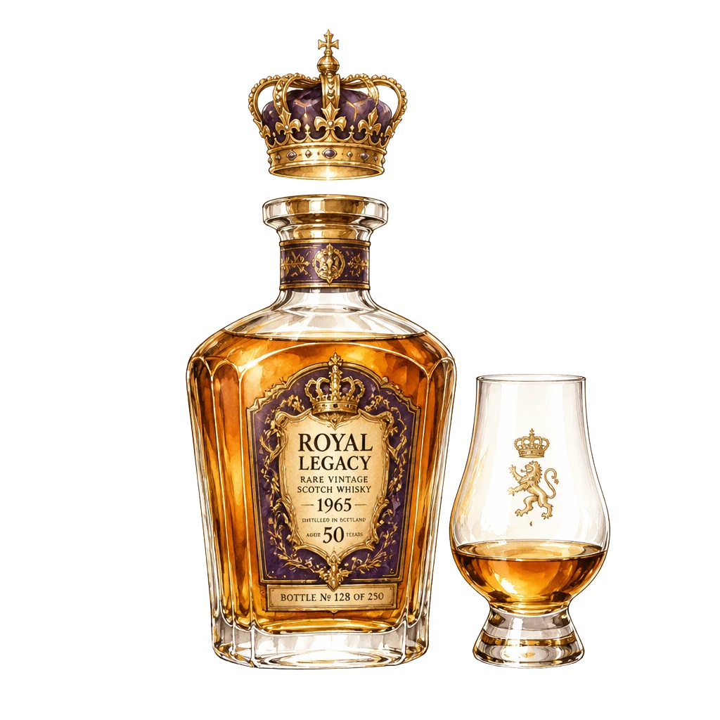 Bouteille de whisky Royal Legacy